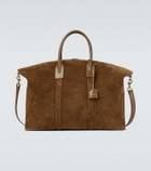 Saint Laurent Giant suede bowling bag