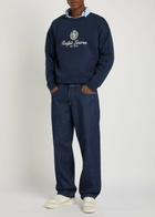 Polo Ralph Lauren Logo-print Cotton-blend Sweatshirt Navy
