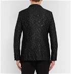 Lanvin - Black Slim-Fit Paliette-Embellished Jacquard Blazer - Men - Black