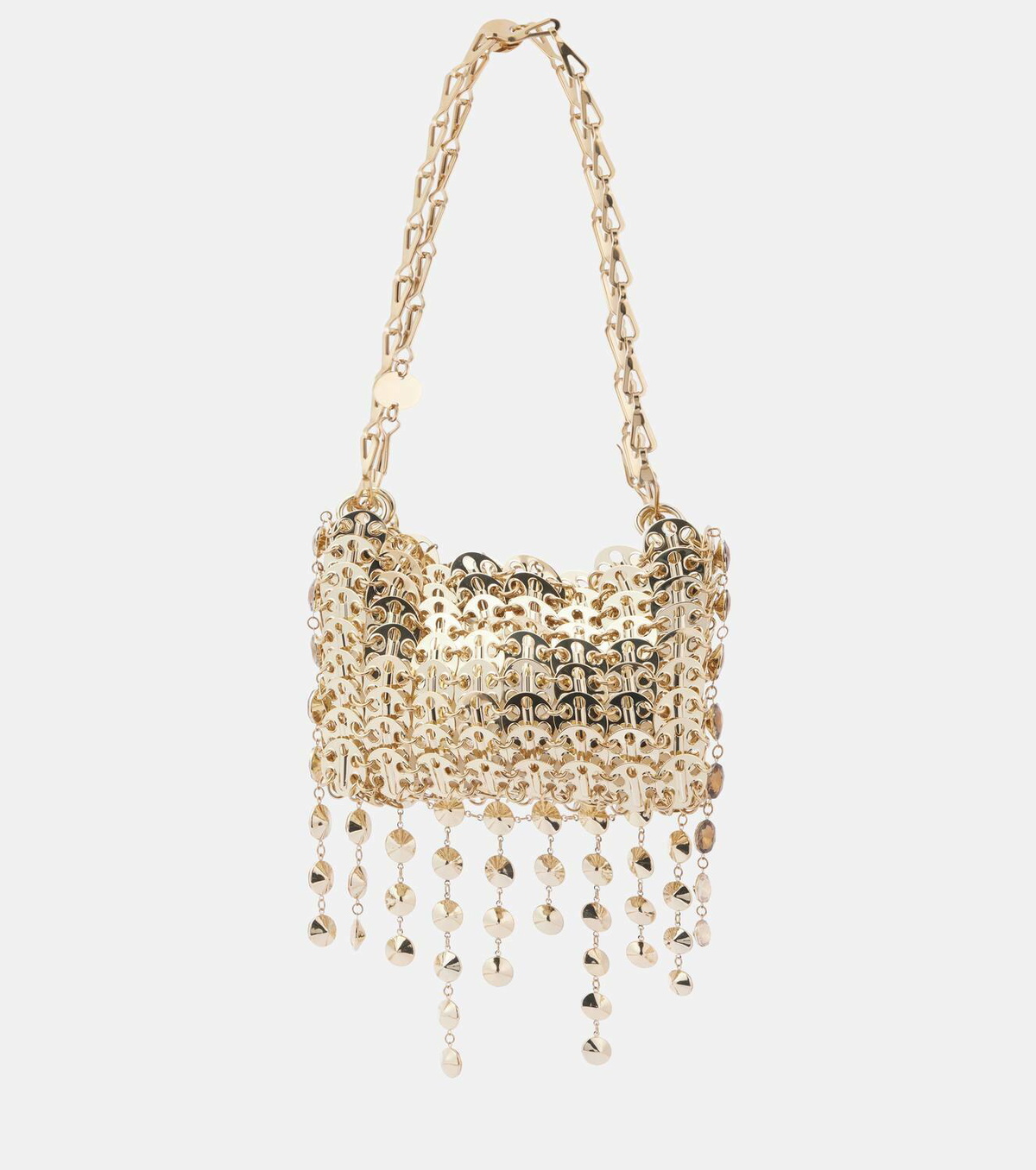 Rabanne 1969 Nano embellished shoulder bags Paco Rabanne