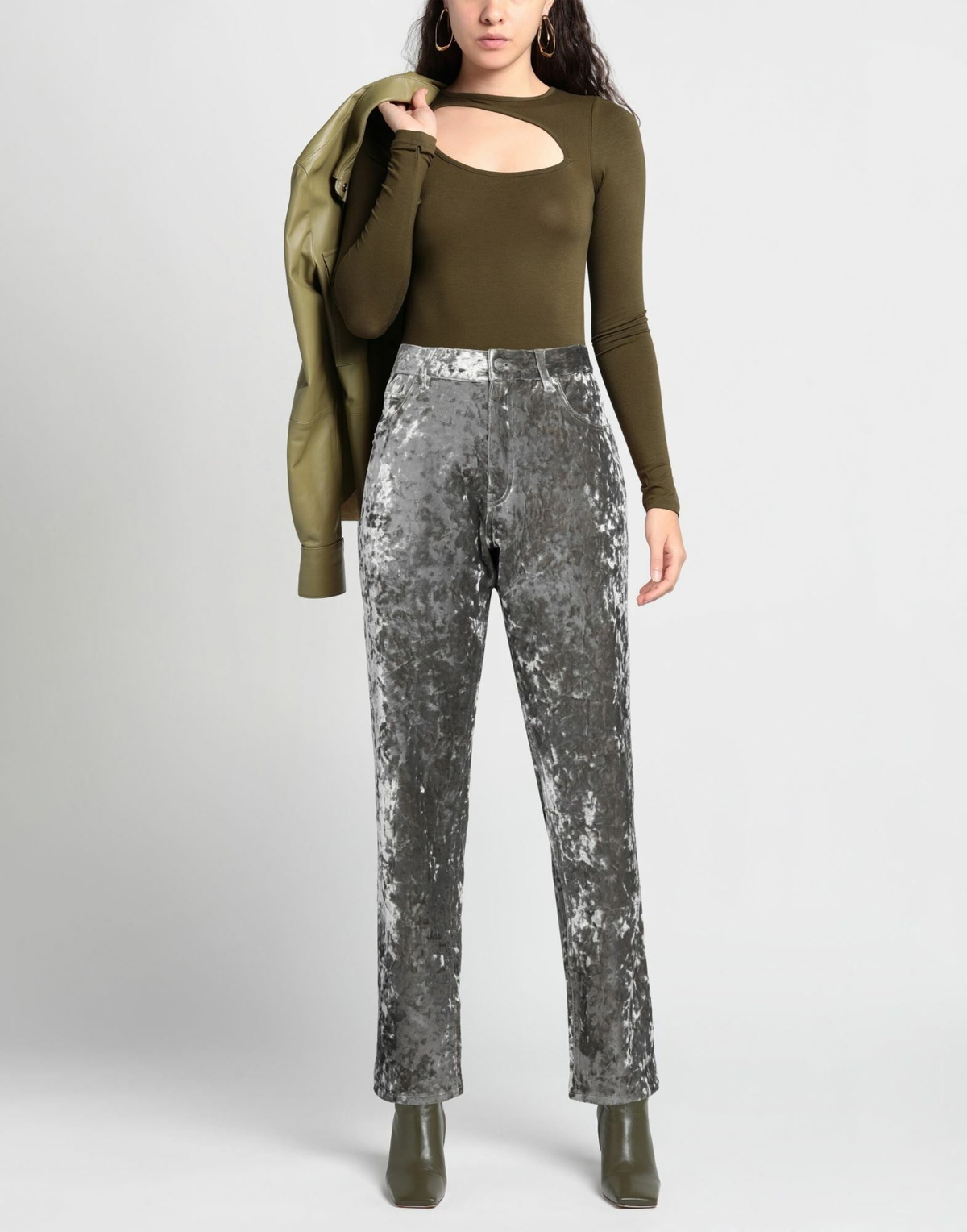 Martine Rose Womens Pants in Grey