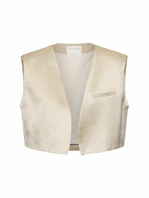 Photo: FORTE_FORTE - Chic Herringbone Tailored Vest
