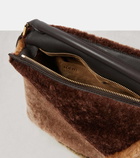 Loewe Puzzle Edge Small shearling shoulder bag