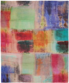 Paul Smith Multicolour Abstract Paint Scarf