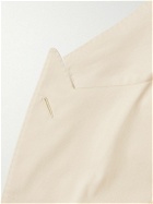 Caruso - Figaro Slim-Fit Double-Breasted Cotton-Blend Suit Jacket - Neutrals