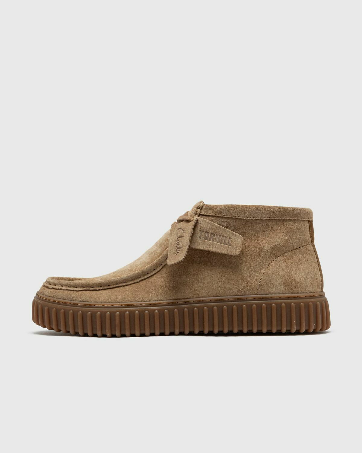 Clarks Torhill Hi トーヒルハイ ベージュ27cm Clarks - Torhill Hi in Light Grey Suede – gravitypope