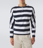Jacquemus Marinière striped cotton jersey Henley shirt