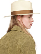 rag & bone Beige Straw Panama Hat