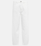 Toteme - High-rise barrel-leg jeans