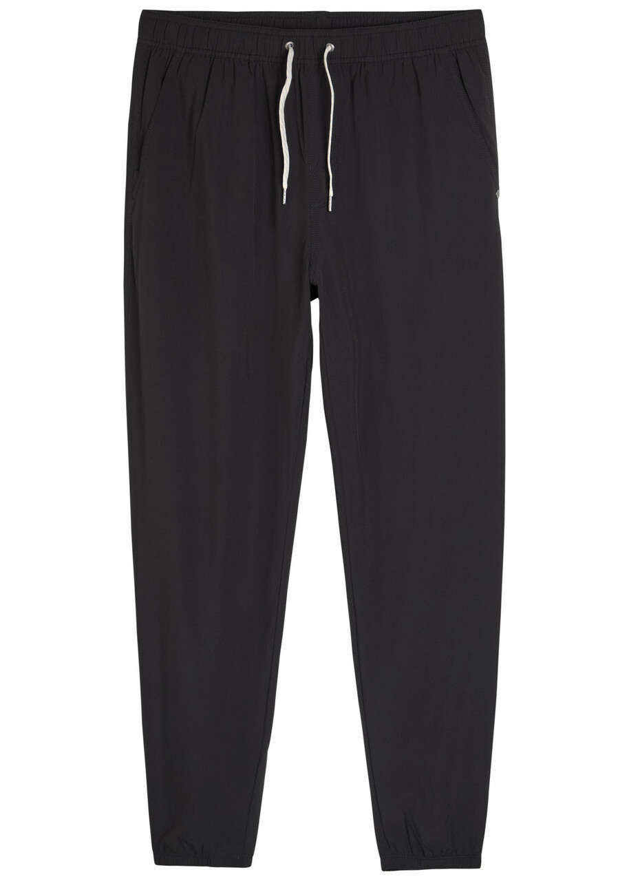 Vuori Kore Stretch-jersey Sweatpants Black