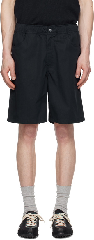 Photo: NORSE PROJECTS Navy Ragnar Fine Broken Twill Shorts
