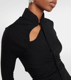 Didu Draped wool top