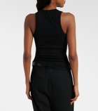 Wardrobe.NYC Ribbed-knit cotton jersey tank top