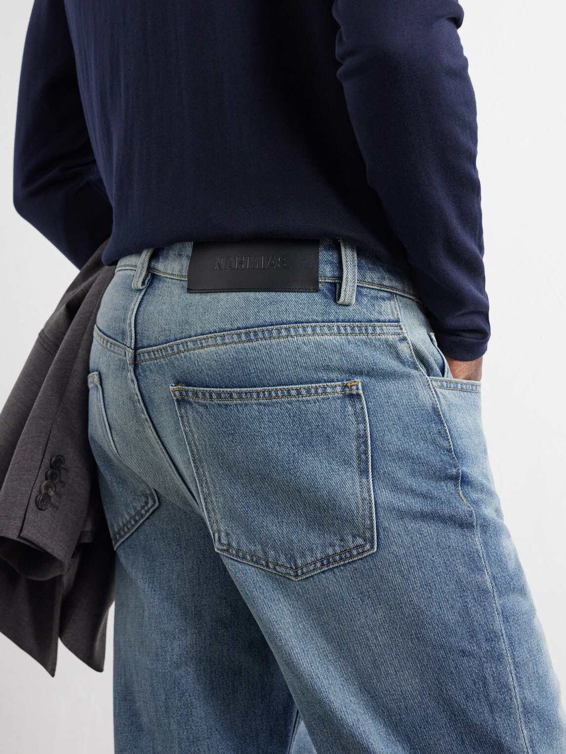 NAHMIAS - High Tide Straight-Leg Jeans - Blue