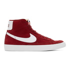 Nike Red Suede Blazer Mid 77 Sneakers