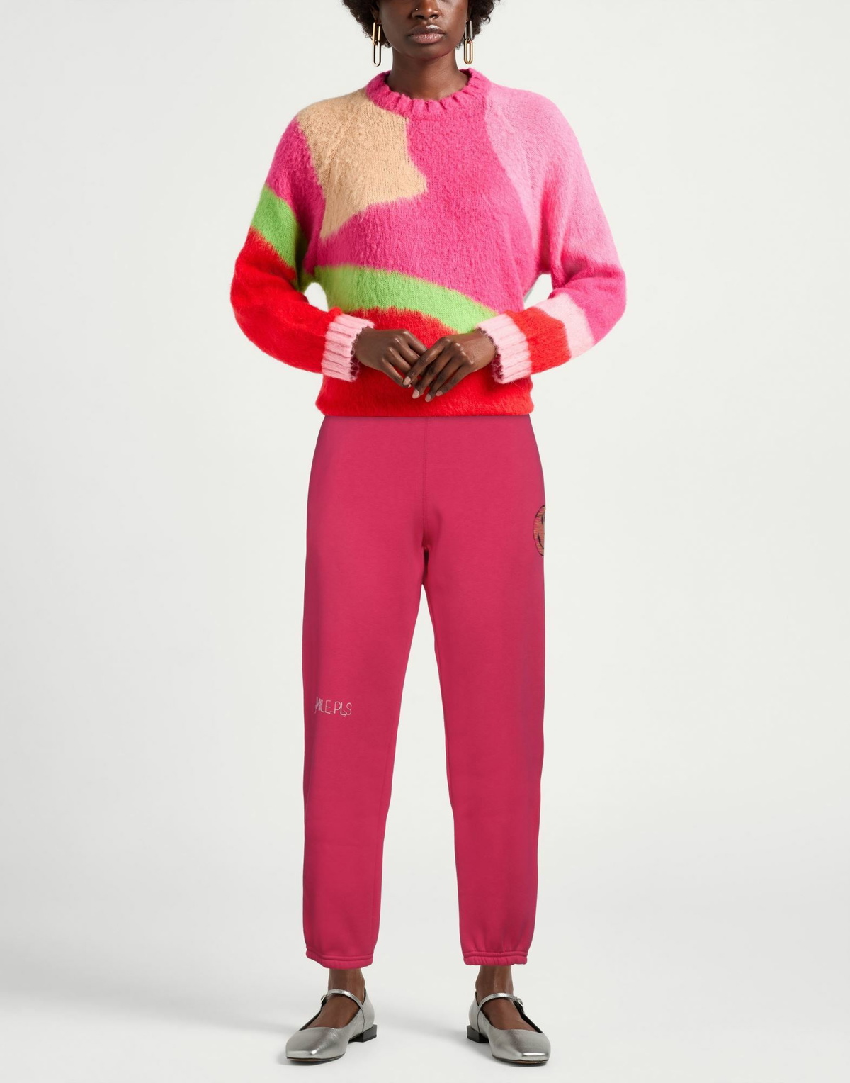 Joshua Sanders Womens Pants Fuchsia
