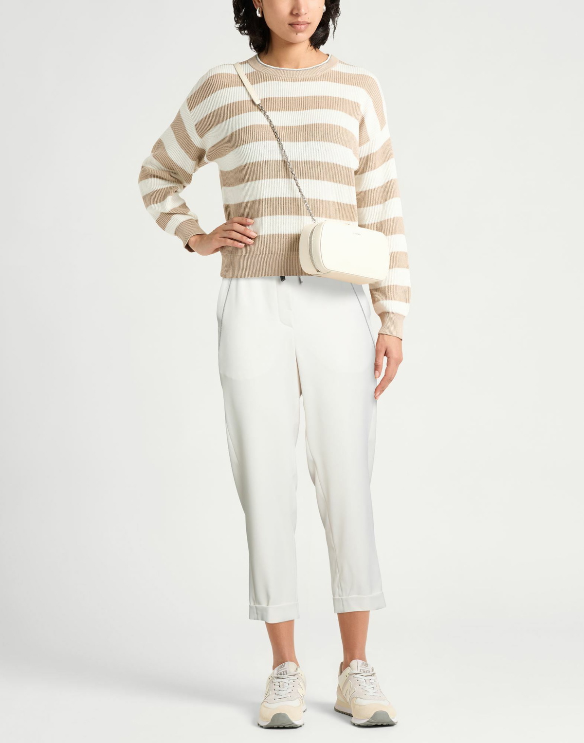 Peserico Womens Pants in Off white