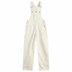 Dickies Women's Service Bib Overalls in Egret