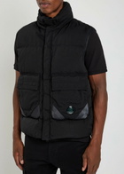 C.P. Company Eco Chrome E-mixed Quilted Gilet Black