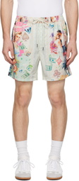 Ksubi Multicolor World Order Swim Shorts
