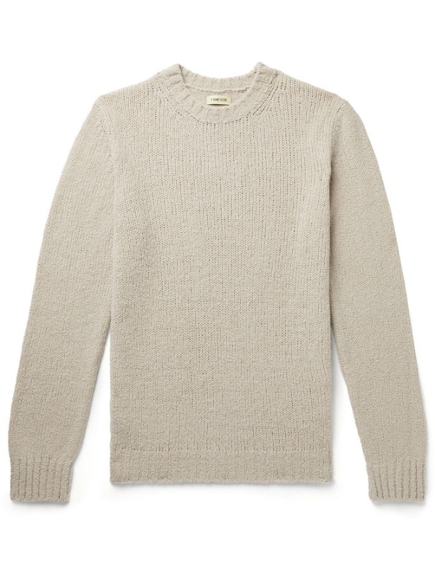 Photo: De Bonne Facture - Slim-Fit Wool Bouclé Sweater - Neutrals
