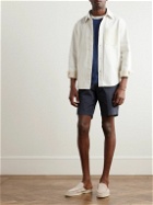 Thom Sweeney - Stretch Linen and Cotton-Blend Shorts - Blue