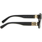Miu Miu Eyewear Black Miu Glimpse Sunglasses