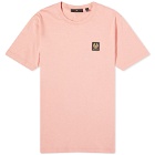 Belstaff Men's Patch Logo T-Shirt in Rust Pink