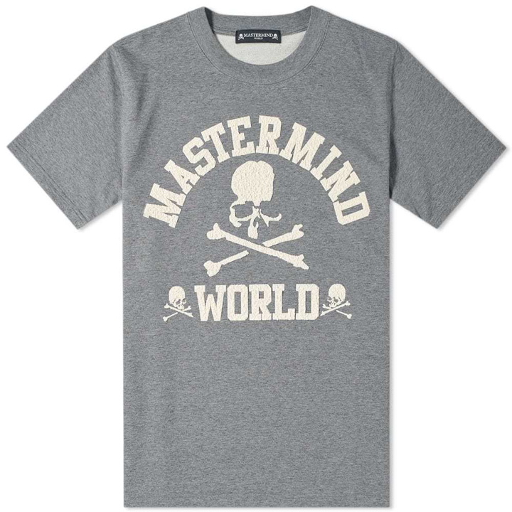 Photo: MASTERMIND WORLD 3D Print Logo Tee Top Grey