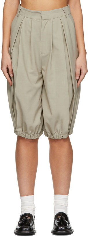 Photo: Trunk Project Beige Wool Shorts