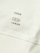 Onia - Garment-Dyed Cotton-Jersey Sweatshirt - Neutrals