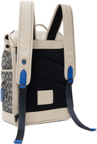 Coach 1941 Off-White & Navy League Flap Backpack