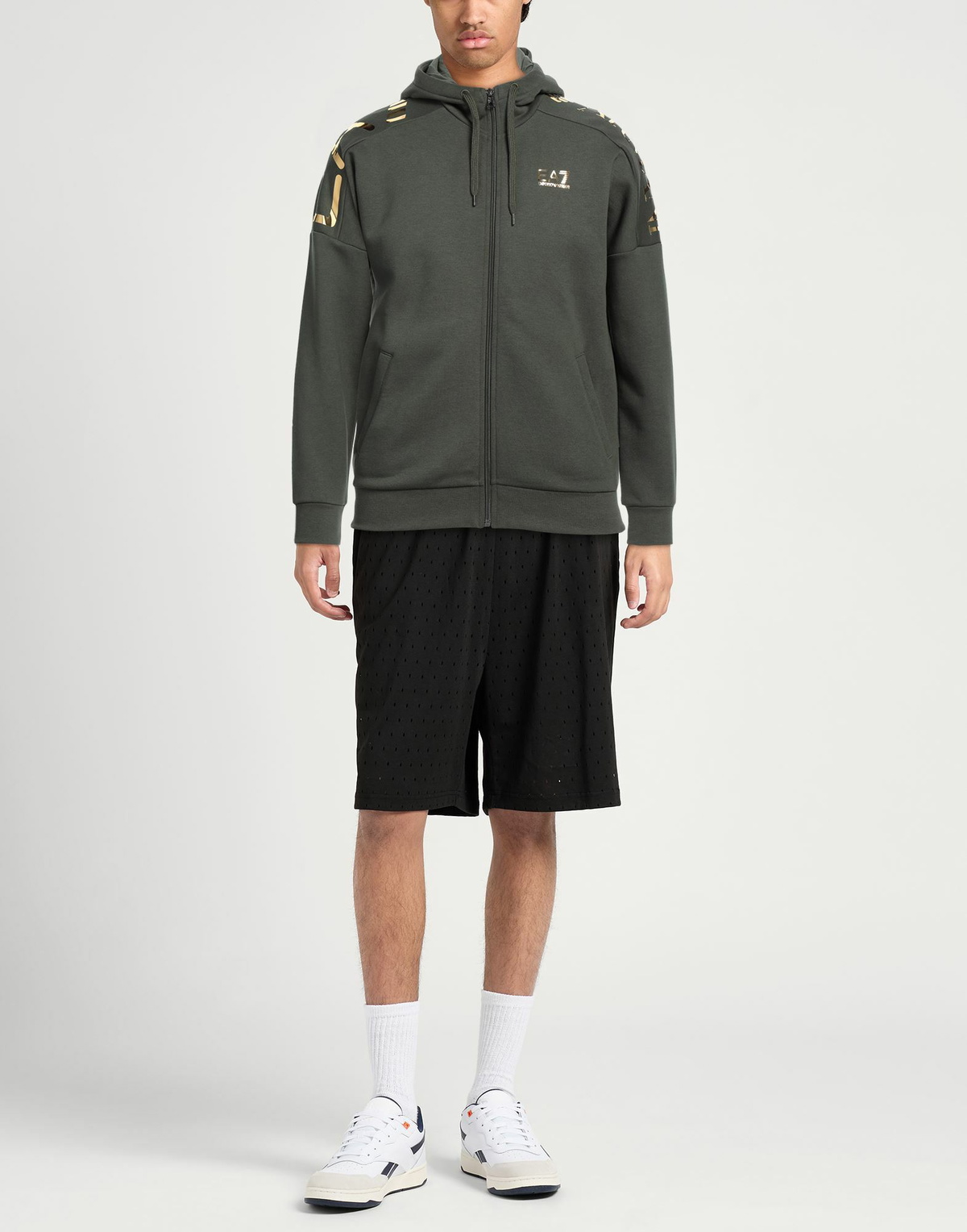 Ea7 Mens Sweatshirt Military in Green