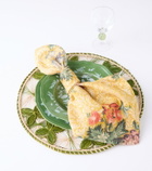 Cabana Peonia set of 4 linen napkins
