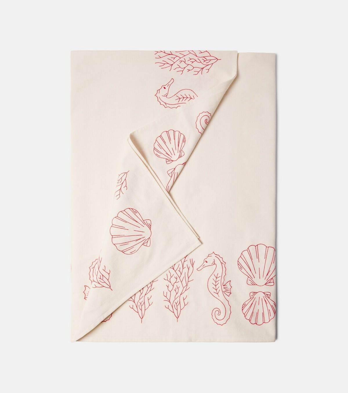 Les-Ottomans Embroidered linen tablecloth