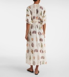 Eres Coffea printed silk maxi dress
