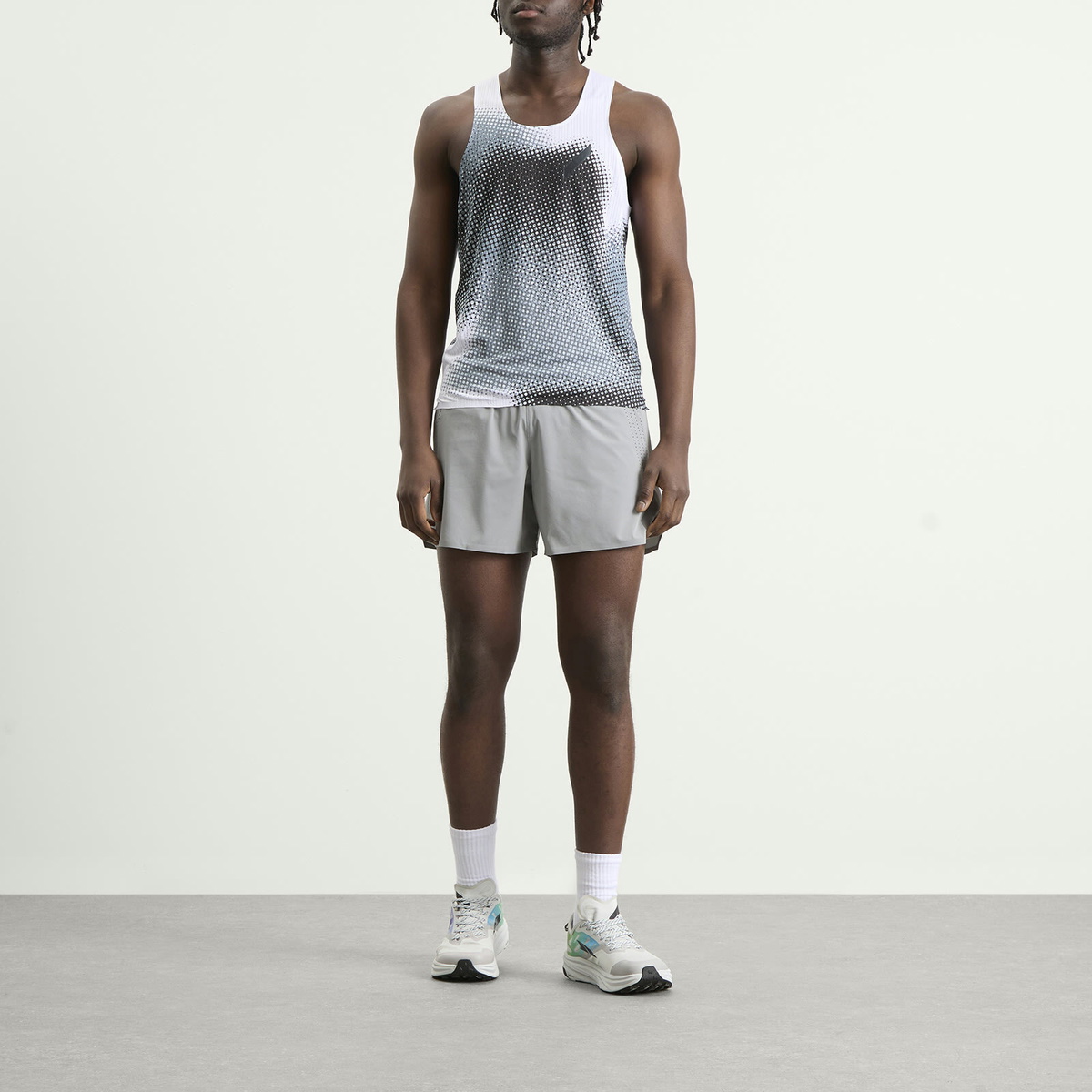 SOAR Men's Race Vest in Black White Dot