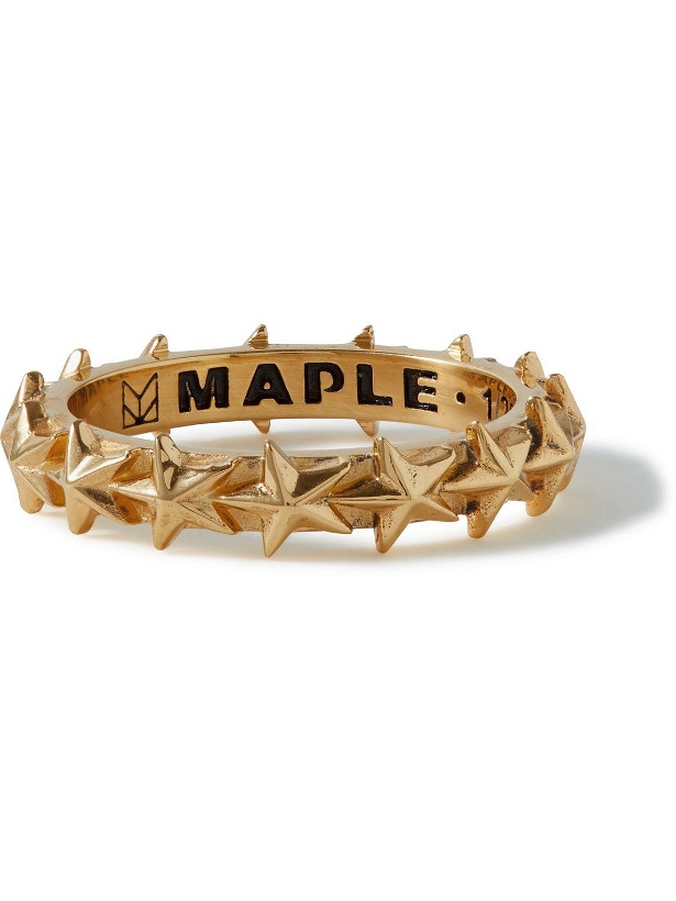 Photo: MAPLE - Star Gold-Plated Ring - Gold
