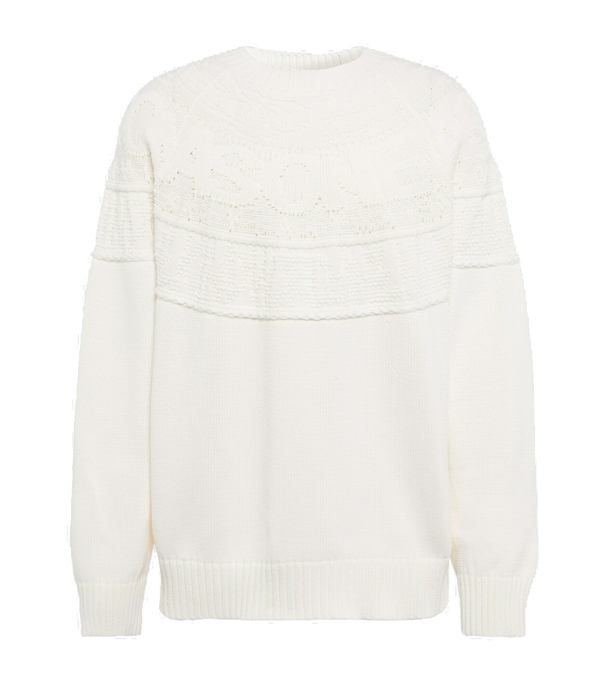 Sacai - Cotton-blend sweater Sacai