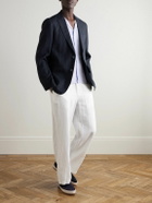 Orlebar Brown - Garret Unstructured Linen Suit Jacket - Blue