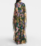 Dolce&Gabbana Garden silk chiffon gown