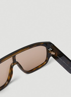 Versace - Logo Plaque Aviator Sunglasses in Brown