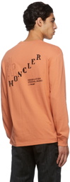 Moncler Genius 7 Moncler FRGMT Hiroshi Fujiwara Orange Logo T-Shirt