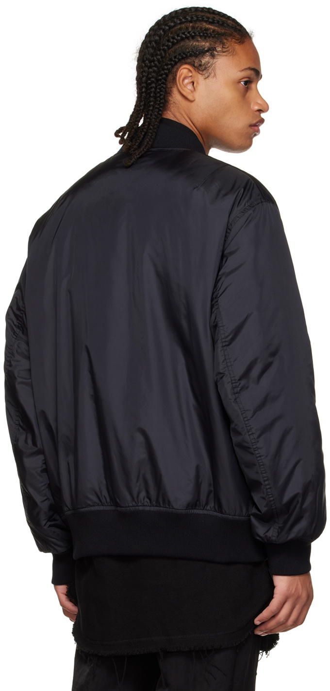 Undercover Black Toggle Bomber Jacket Undercover