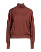 Peserico Womens Turtleneck Brick