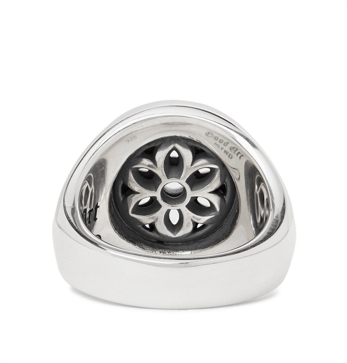 GOOD ART HLYWD - Medium Club Sterling Silver Ring - Silver