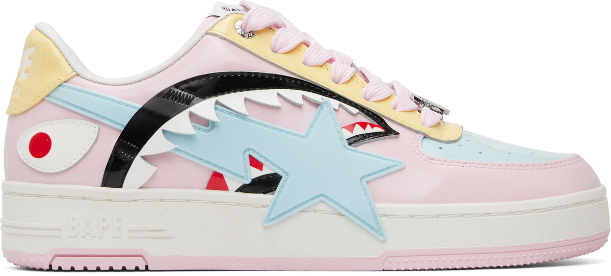 BAPE Pink BAPE STA #1 Sneakers