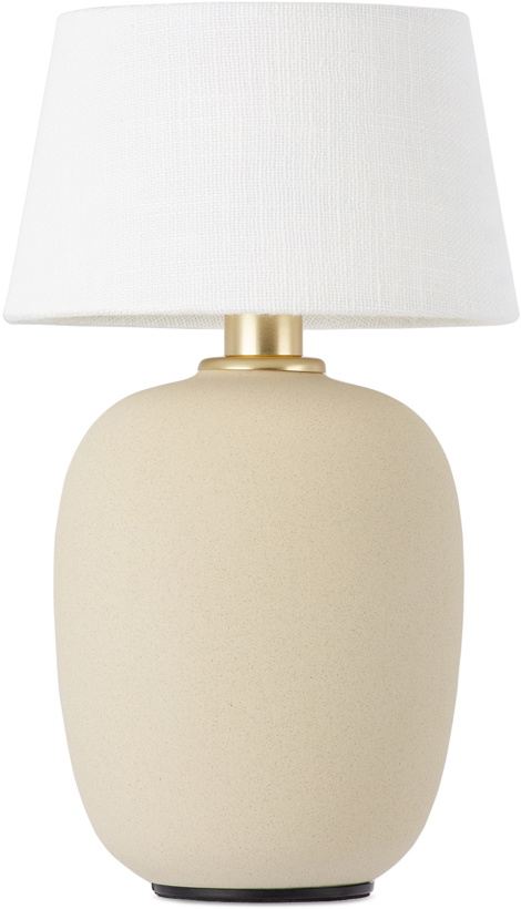 Photo: MENU Off-White Ceramic Portable Torso Table Lamp