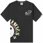 Men's AAPE Unvs Side T-Shirt in Black