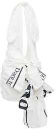 TheOpen Product White Ruched Training Tote